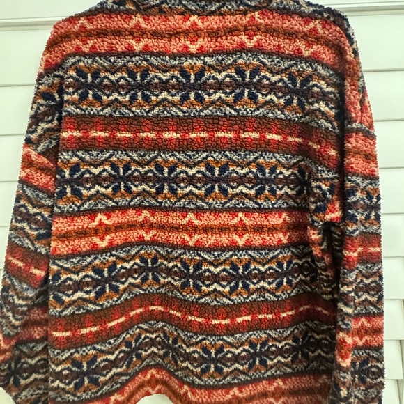 American Eagle Outfitters Multicolor Fleece Pullover - Picture 5 of 6